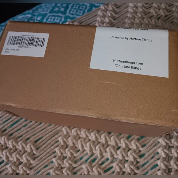 Nurture Things~DIY Retro 70's Handmade Macrame Kit New In Box - Picture 3 of 13